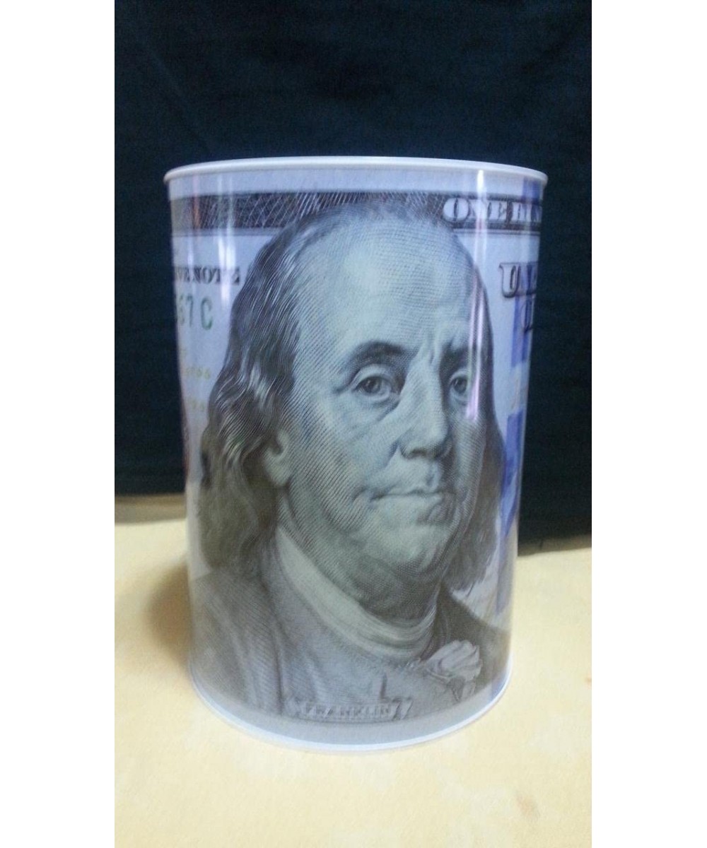 100 Dollar Bill Tin Money Bank JUMBO Bank Note Tin Metal Money Box 100$ Bill dollar moneybox 8.5' Tall x 6.0' Metal Money Coi...