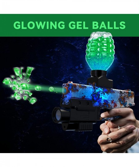 Refill Ammo Gel Ball Glow in The Dark Water Balls Beads Non-Toxic Fluorescence Gel Ammo for Gel Blaster Toys (7-8mm 5 Pack-20...