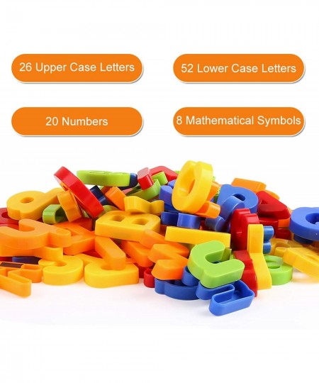 106PCS Magnetic Letters & Numbers for Toddlers Early Learning Toy Refrigerator Magnets for Kids ABC Gift for Boys Girls Class...