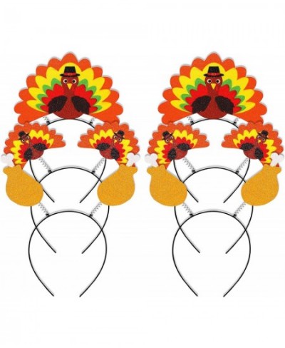 6PCS Thanksgiving Turkey Headband Decorations - Party Head Boppers Accessories $28.20 - Kids' Party Hats