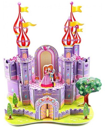 3D Paper Puzzle Castle DIY Educational Toy for Kids (Purple Castle) $13.58 - 3-D Puzzles