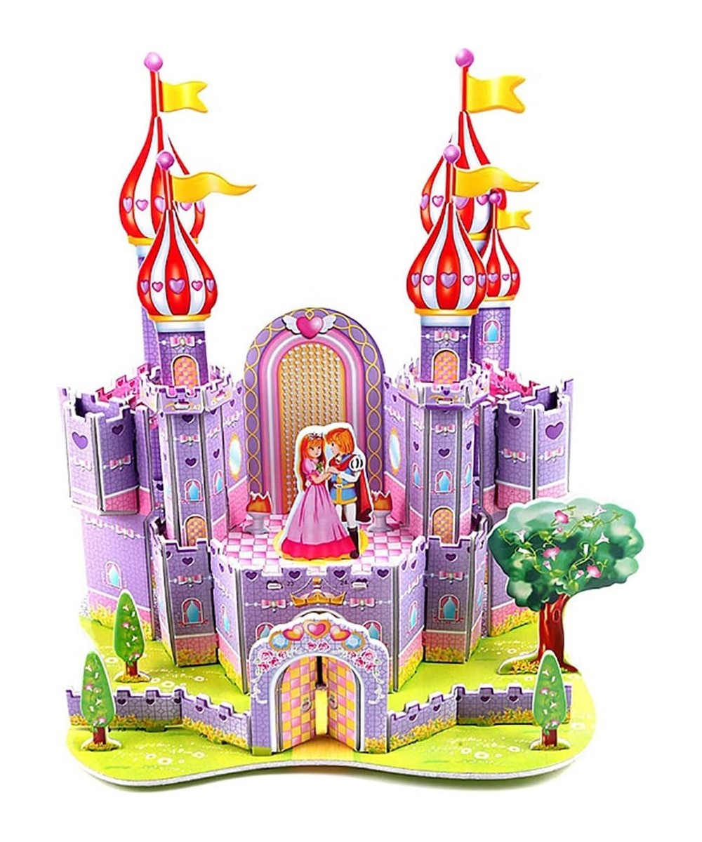 3D Paper Puzzle Castle DIY Educational Toy for Kids (Purple Castle) $13.58 - 3-D Puzzles