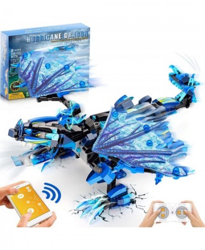 Remote & APP Control Dragon Building Kit STEM Projects for Kids Ages 8-12 Educational Birthday Gifts Toys for 7 8 9 10 11 12-...