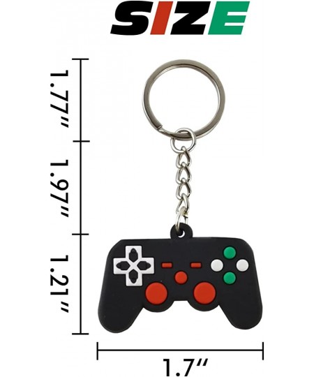 42PCS Video Game Controller Keychains Game Controller Handle Key Ring Video Game Keychain Pendant for Video Game Party Favors...