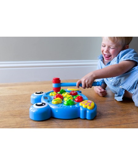 Whack A Frog Hammering Game - Great Toddler Toy for Learning & Early Hand Eye Co-Ordination Development. (Blue) $43.35 - Earl...