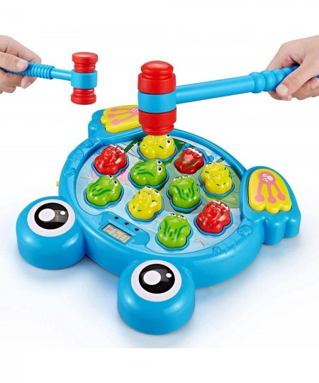 Whack A Frog Hammering Game - Great Toddler Toy for Learning & Early Hand Eye Co-Ordination Development. (Blue) $43.35 - Earl...