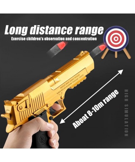 Toy Gun with Soft Bullets Toy Gun with Pull Back Action Gifts for Boys and Girls Age 6 7 8 9 14+ Kids Halloween Christmas Bir...