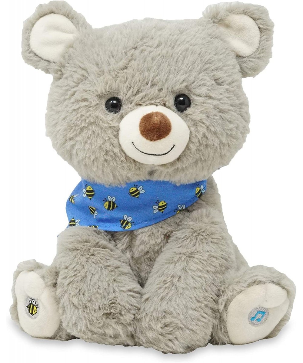 My Bear Coby - Animated Bear Cub Stuffed Animal 11" Gray Singing Plush Toy $43.38 - Plush Interactive Toy Figures