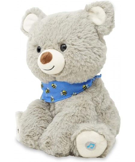 My Bear Coby - Animated Bear Cub Stuffed Animal 11" Gray Singing Plush Toy $43.38 - Plush Interactive Toy Figures