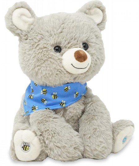 My Bear Coby - Animated Bear Cub Stuffed Animal 11" Gray Singing Plush Toy $43.38 - Plush Interactive Toy Figures