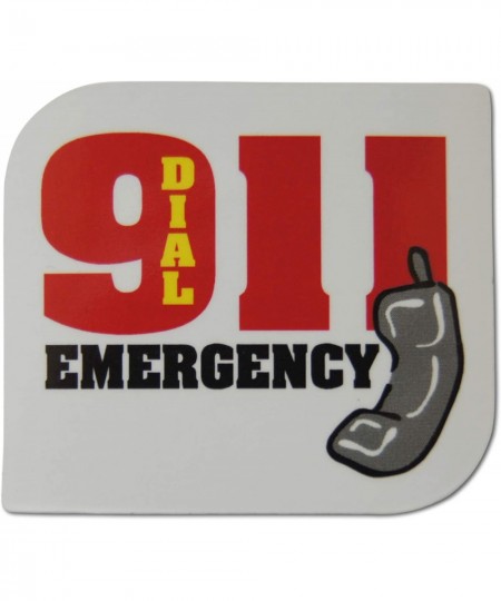 Emergency Dial 911 Small Refrigerator Magnets Set for Kids Awareness & Preparedness Miniature Design (12 Pieces) $17.69 - Kid...