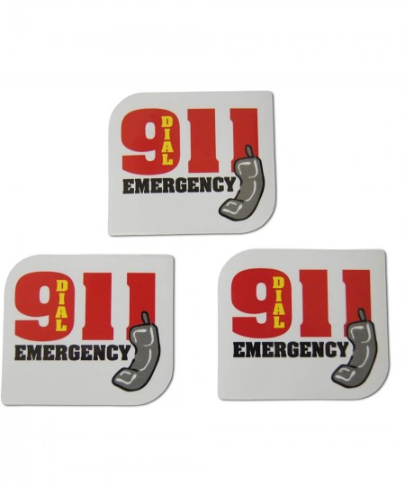 Emergency Dial 911 Small Refrigerator Magnets Set for Kids Awareness & Preparedness Miniature Design (12 Pieces) $17.69 - Kid...