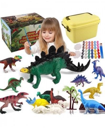 60Pcs Dinosaur Painting Kits for Kids DIY Arts Crafts and Supplies Set Painting Kit Kids Educational Set Toys 4 5 6 7 8 Years...