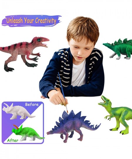 60Pcs Dinosaur Painting Kits for Kids DIY Arts Crafts and Supplies Set Painting Kit Kids Educational Set Toys 4 5 6 7 8 Years...