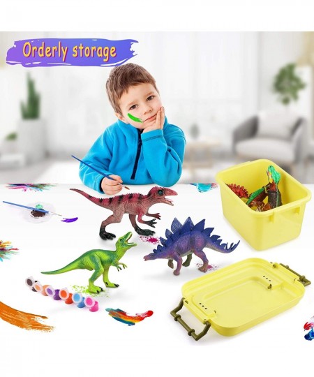 60Pcs Dinosaur Painting Kits for Kids DIY Arts Crafts and Supplies Set Painting Kit Kids Educational Set Toys 4 5 6 7 8 Years...