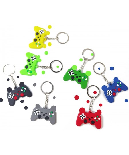 42PCS Video Game Controller Keychains Game Controller Handle Key Ring Video Game Keychain Pendant for Video Game Party Favors...