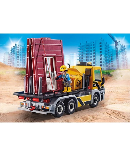 Mini Excavator with Building Section $81.44 - Play Figure Playsets