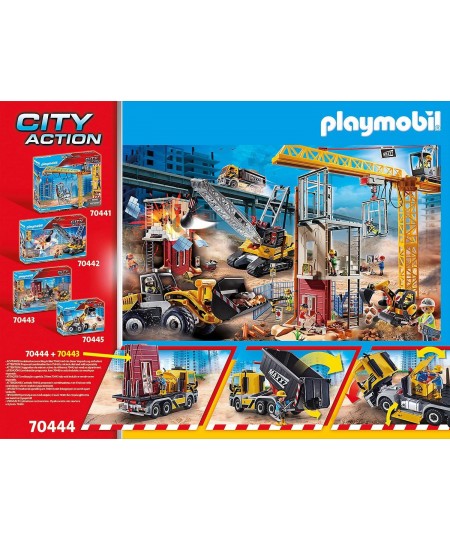 Mini Excavator with Building Section $81.44 - Play Figure Playsets