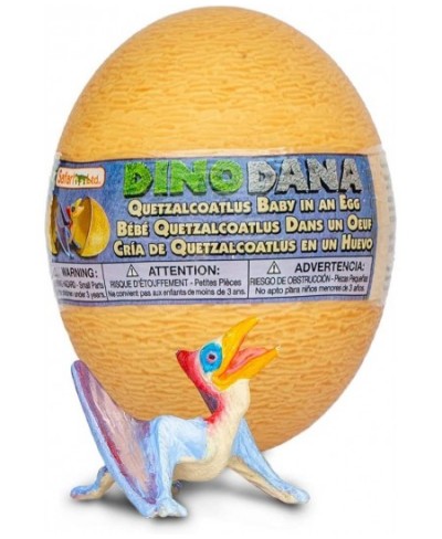 Dino Dana Baby Quetzalcoatlus Dinosaur Toy Figure with Egg - Includes 3D Augmented Reality Play with Dino Dana App - Non-Toxi...