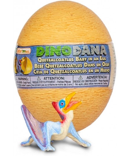 Dino Dana Baby Quetzalcoatlus Dinosaur Toy Figure with Egg - Includes 3D Augmented Reality Play with Dino Dana App - Non-Toxi...