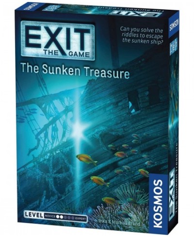 The Sunken Treasure | Exit: The Game - A Kosmos Game | Family-Friendly Card-Based At-Home Escape Room Experience for 1 To 4 P...