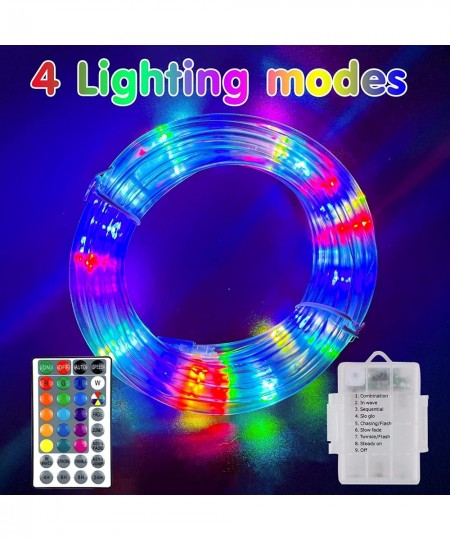 LED Trampoline Lights 32.8ft 120 Led Remote Control Trampoline Rim LED Light 16 Color Changing 8 Modes Waterproof Led Wire Li...