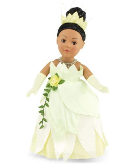 18 Inch Doll Clothes 5-PC Princess Value Gift Set | 18” Doll Costume Dress and Accessories Outfit with Crown Necklace Gloves ...