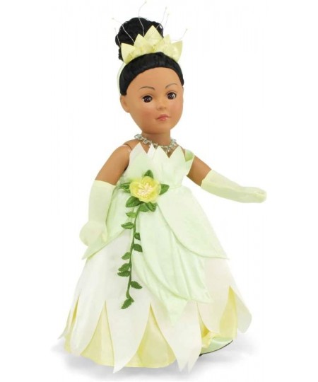 18 Inch Doll Clothes 5-PC Princess Value Gift Set | 18” Doll Costume Dress and Accessories Outfit with Crown Necklace Gloves ...