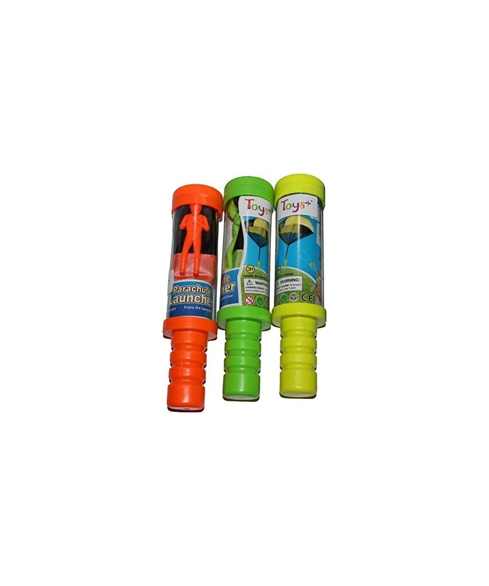 Toy Skydiver Parachute Men 3 Piece Set- Tangle Free with Launcher containers (Colors and Styles May Vary) $23.15 - Flying Toys