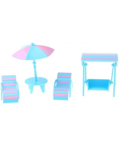 1/12 Dollhouse Miniature Beach Accessories Lounge and Swing Set Fairy Garden Kits $19.20 - Dollhouse Accessories