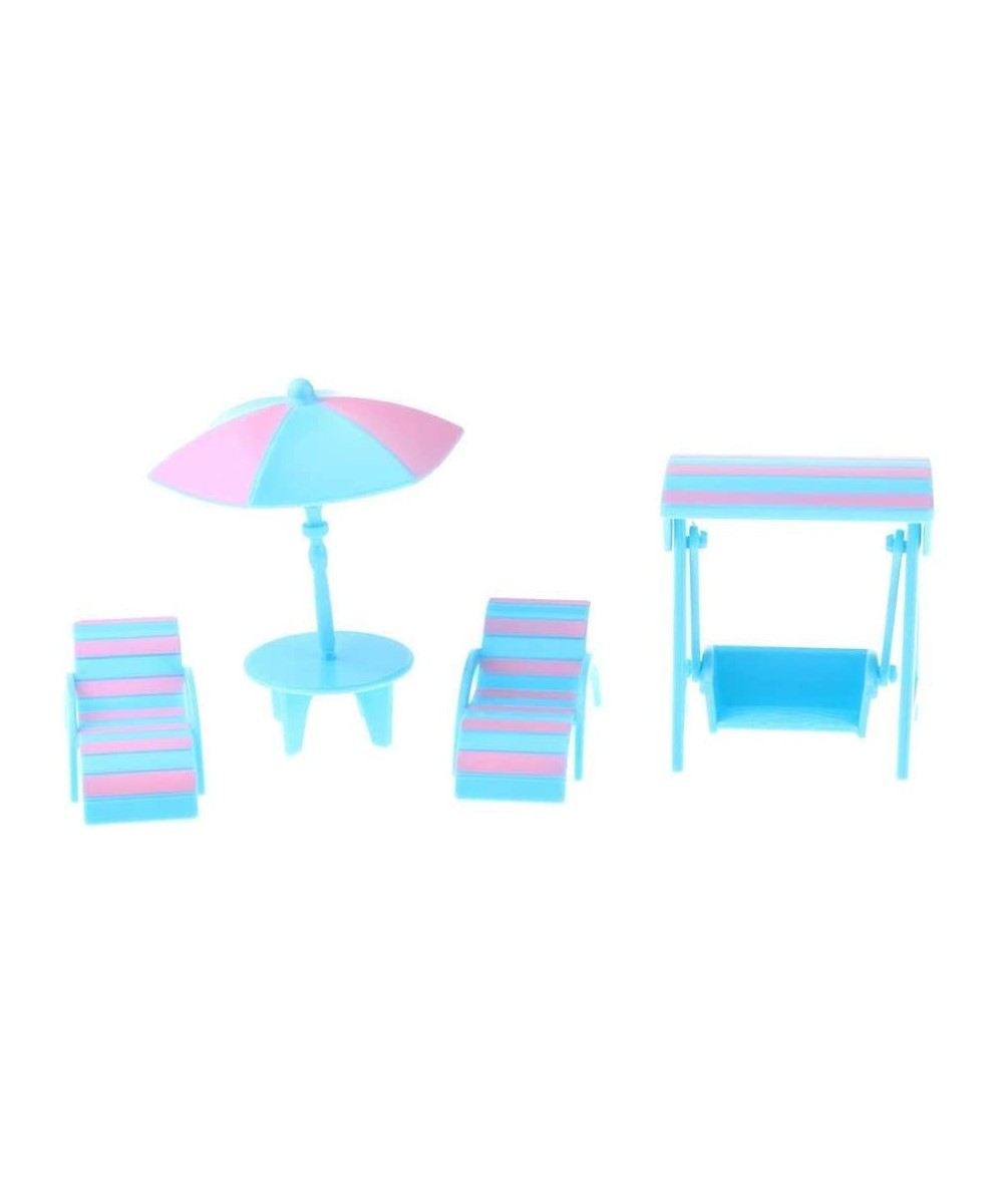 1/12 Dollhouse Miniature Beach Accessories Lounge and Swing Set Fairy Garden Kits $19.20 - Dollhouse Accessories