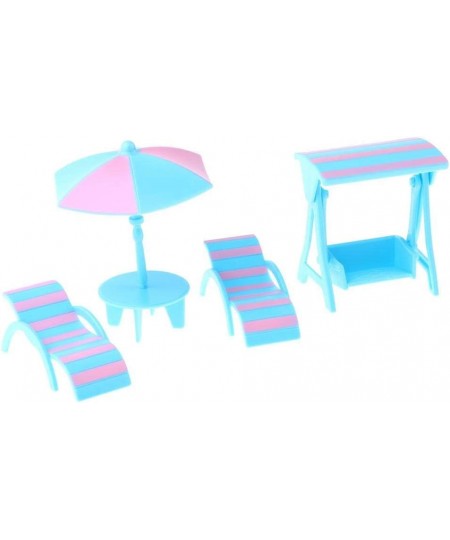 1/12 Dollhouse Miniature Beach Accessories Lounge and Swing Set Fairy Garden Kits $19.20 - Dollhouse Accessories