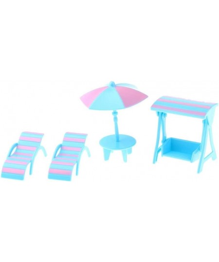 1/12 Dollhouse Miniature Beach Accessories Lounge and Swing Set Fairy Garden Kits $19.20 - Dollhouse Accessories