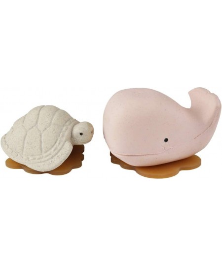 Upcycled Whale Bath Toy (Champagne Pink). Upcycled Rubber Plant Based Plastic-Free Eco-Friendly & BPA-Free $31.89 - Bathtub Toys