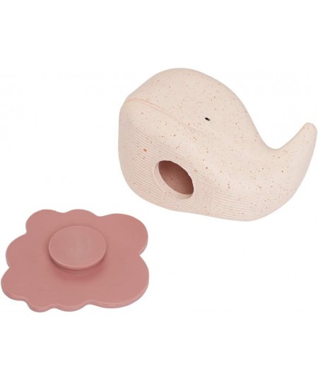 Upcycled Whale Bath Toy (Champagne Pink). Upcycled Rubber Plant Based Plastic-Free Eco-Friendly & BPA-Free $31.89 - Bathtub Toys