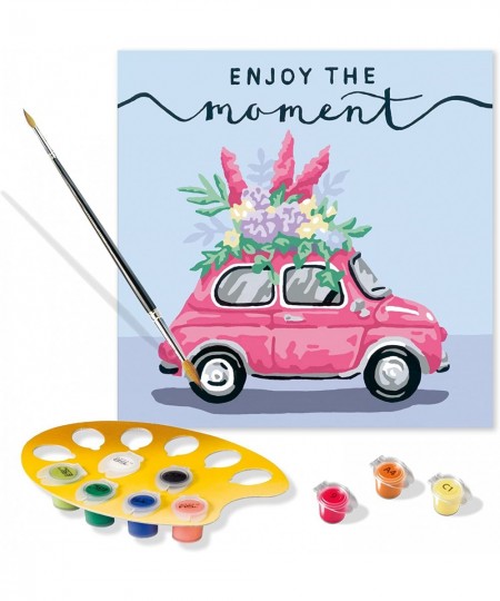 CreArt Enjoy The Moment Paint by Numbers Kit for Adults - Painting Arts and Crafts for Ages 12 and Up $27.63 - Craft Kits