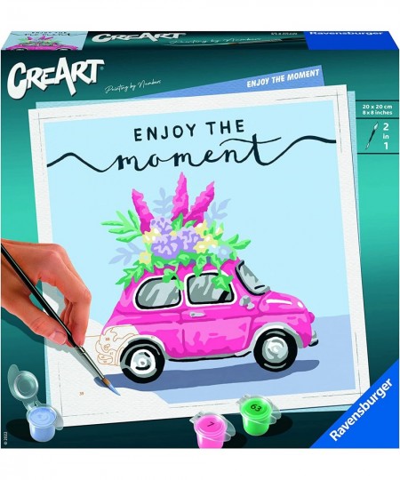 CreArt Enjoy The Moment Paint by Numbers Kit for Adults - Painting Arts and Crafts for Ages 12 and Up $27.63 - Craft Kits