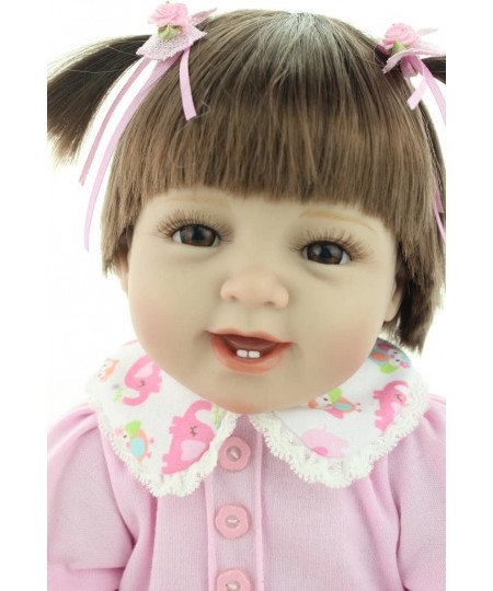 Reborn Baby Girls Dolls Realistic Lifelike Vinyl Silicone 22 Inch Newborn Doll $63.97 - Dolls