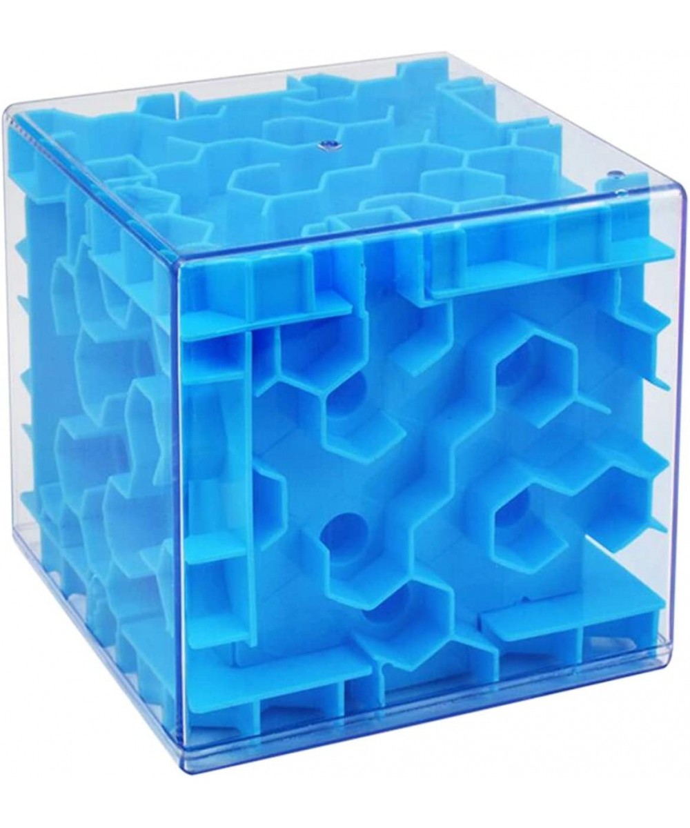 3D Maze Magic Cube Speed Rolling Ball Game Transparent Six-Sided for Children Educational Rubik's Puzzle CubeKid Gift Puzzle ...