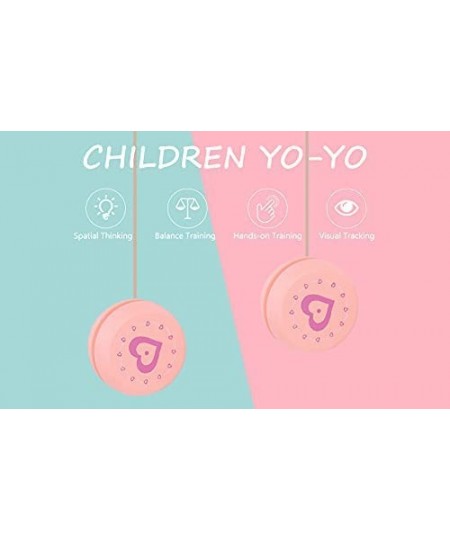 Yoyo Toy Wooden Cartoon Yoyo Ball Educational Toy for Kids Children(Pink Heart) $15.75 - Yo-Yos