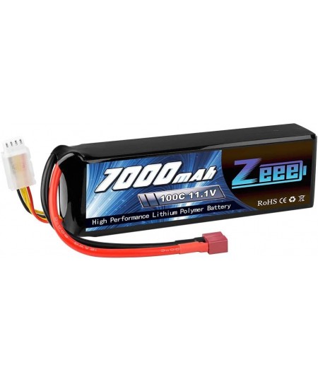 11.1V 3S Lipo Battery 100C 7000mAh Deans Connector Soft Case with Metal Plates for RC Car Truck Tank Racing Models $88.56 - H...