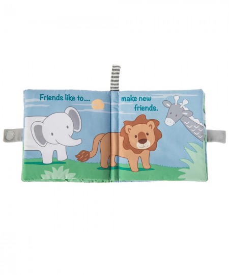 Touch & Feel Soft Cloth Book with Crinkle Paper and Squeaker Afrique Boutique Friends Forever $42.61 - Plush Purses