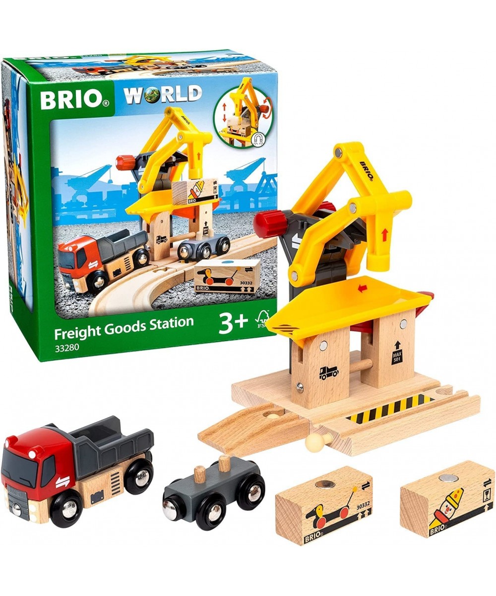 World - 33280 Freight Goods Station | Toy Train Accessories for Kids Age 3 and Up Green $69.27 - Kids' Play Trains & Trams