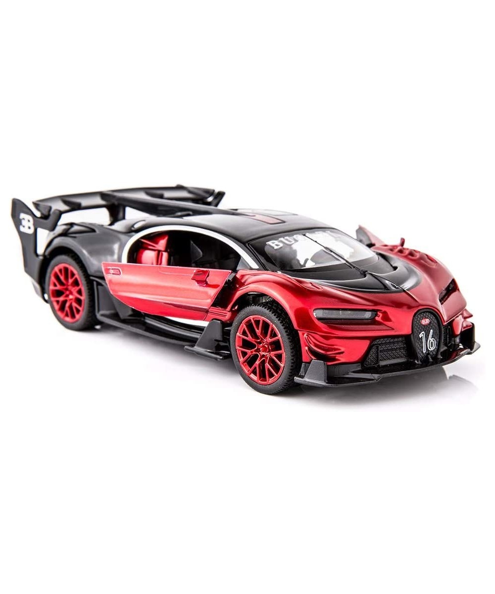 Bugatti Vision GT Supercar 1/32 Zinc Alloy Die Casting Pull Back Car Model Toy Sound and Light for Boy Girl Gift （red） $31.71...