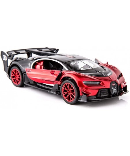 Bugatti Vision GT Supercar 1/32 Zinc Alloy Die Casting Pull Back Car Model Toy Sound and Light for Boy Girl Gift （red） $31.71...