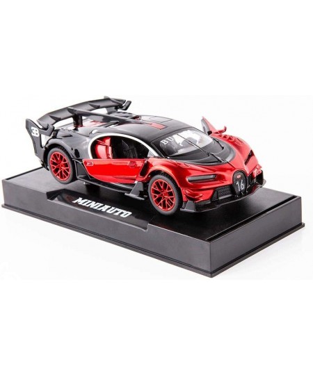 Bugatti Vision GT Supercar 1/32 Zinc Alloy Die Casting Pull Back Car Model Toy Sound and Light for Boy Girl Gift （red） $31.71...