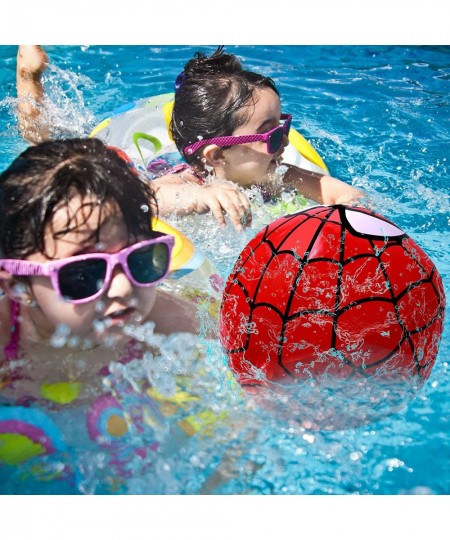 Spider Hero 16 inch Large inflatable Red Beach Ball Super Hero Toys Game Ball -Fun Indoor and Outdoor Gift - Suitable for Bea...