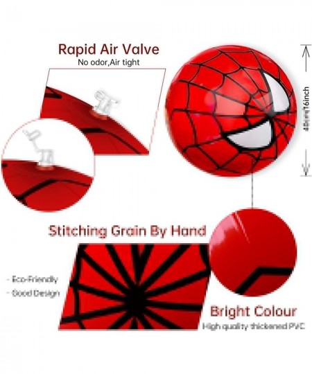 Spider Hero 16 inch Large inflatable Red Beach Ball Super Hero Toys Game Ball -Fun Indoor and Outdoor Gift - Suitable for Bea...