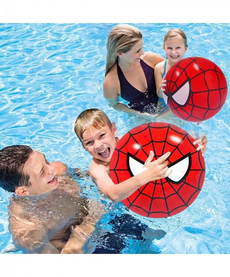 Spider Hero 16 inch Large inflatable Red Beach Ball Super Hero Toys Game Ball -Fun Indoor and Outdoor Gift - Suitable for Bea...