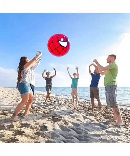 Spider Hero 16 inch Large inflatable Red Beach Ball Super Hero Toys Game Ball -Fun Indoor and Outdoor Gift - Suitable for Bea...